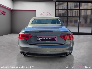 Audi a5 cabriolet 3.0 v6 quattro 245 cv s line bo occasion  simplicicar nice - pfvauto simplicicar simplicibike france