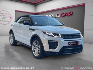 Land rover range rover evoque cabriolet td4 150 bva hse dynamic occasion cannes (06) simplicicar simplicibike france