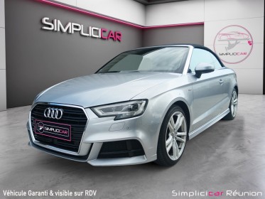 Audi a3 cabriolet 1.5 tfsi  150ch s tronic 7 finition s line / décapotable / caméra de recul occasion réunion ville st...