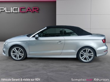 Audi a3 cabriolet 1.5 tfsi  150ch s tronic 7 finition s line / décapotable / caméra de recul occasion réunion ville st...
