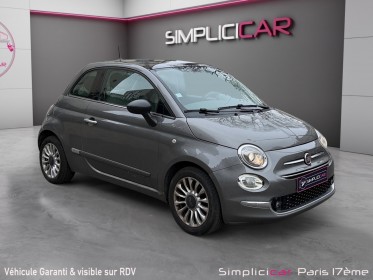 Fiat 500 1.2 8v 69 ch dolcevita toit panoramique carplay occasion paris 17ème (75)(porte maillot) simplicicar simplicibike...