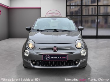 Fiat 500 1.2 8v 69 ch dolcevita toit panoramique carplay occasion paris 17ème (75)(porte maillot) simplicicar simplicibike...