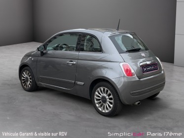 Fiat 500 1.2 8v 69 ch dolcevita toit panoramique carplay occasion paris 17ème (75)(porte maillot) simplicicar simplicibike...