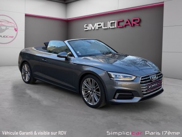 Audi a5 cabriolet 2.0 tfsi 252 s tronic design luxe garantie 12 mois vision 360 digital cockpit sièges élec chauffant......