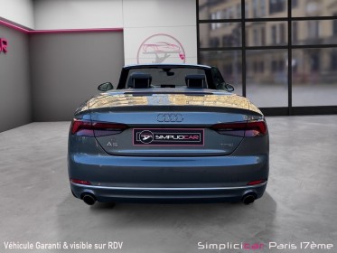 Audi a5 cabriolet 2.0 tfsi 252 s tronic design luxe garantie 12 mois vision 360 digital cockpit sièges élec chauffant......