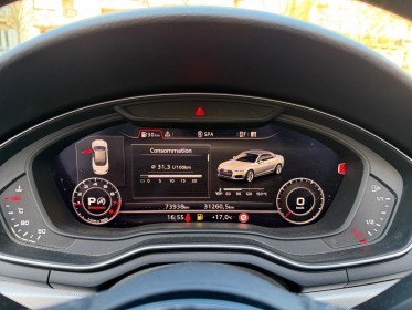 Audi a5 cabriolet 2.0 tfsi 252 s tronic design luxe garantie 12 mois vision 360 digital cockpit sièges élec chauffant......