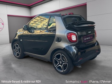 Smart fortwo cabrio 1.0 71 ch ss ba6 passion occasion paris 17ème (75)(porte maillot) simplicicar simplicibike france