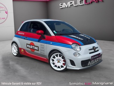 Fiat 500 abarth 1,4l martini  short shifter  preparation martini  baquets jantes oz  2 places  260cv  gros frein occasion...
