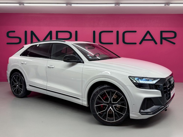 Audi sq8 4,0 v8 bi-tdi 435 ch tiptronic 8 quattro - origine france - matrix leds - pack carbone - bo - cam 360 -  garantie...