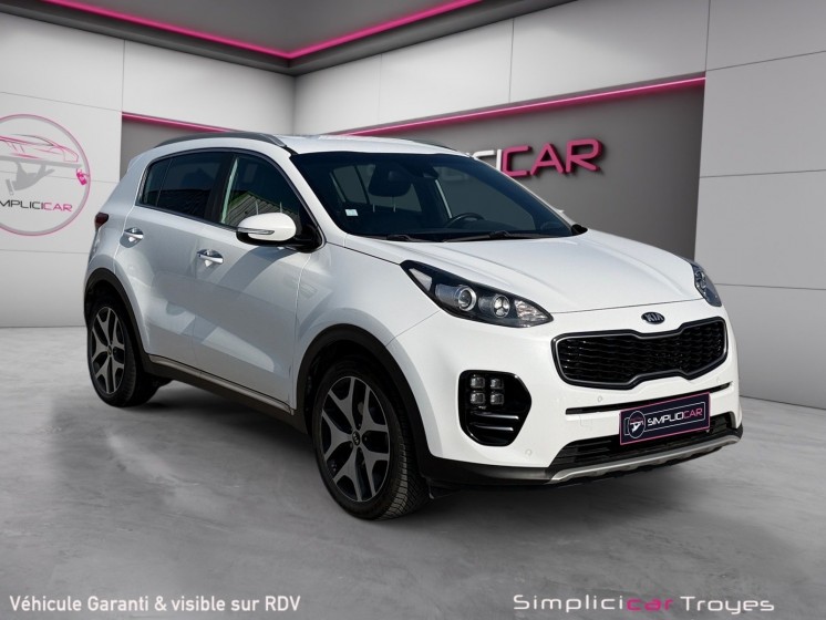 Kia sportage 2.0 crdi 136 4x2 gt line caméra clefs mains libres cuir occasion barberey simplicicar simplicibike france