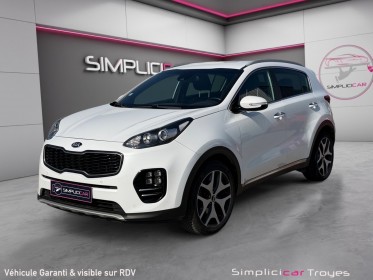 Kia sportage 2.0 crdi 136 4x2 gt line caméra clefs mains libres cuir occasion barberey simplicicar simplicibike france