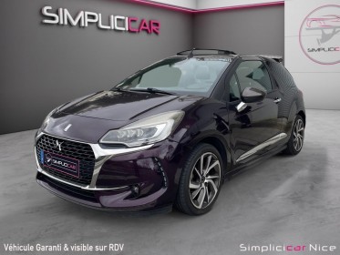 Ds ds 3 cabriolet 110 eat6 so chic occasion  simplicicar nice - pfvauto simplicicar simplicibike france