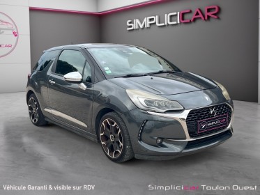 Ds ds 3 puretech 130 ss bvm6 sport chic garantie 12 mois entretien complet premiere main occasion simplicicar toulon ouest...