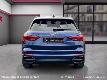 Audi q3 q3 35 tfsi 150 ch s tronic 7 s line garantie constructeur decembre 2026 entretien audi occasion simplicicar toulon...