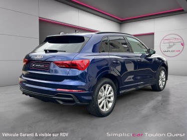 Audi q3 q3 35 tfsi 150 ch s tronic 7 s line garantie constructeur decembre 2026 entretien audi occasion simplicicar toulon...