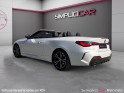 Bmw serie 4 cabriolet g23 420i 184 ch bva8 m sport - blanc nacré - camera de recul - complet bmw occasion simplicicar rennes...
