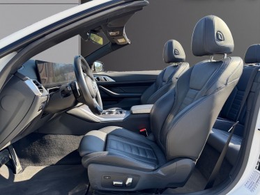 Bmw serie 4 cabriolet g23 420i 184 ch bva8 m sport - blanc nacré - camera de recul - complet bmw occasion simplicicar rennes...