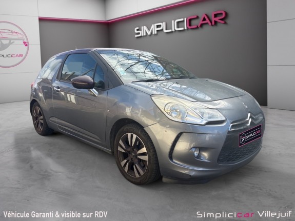 Citroen ds3 vti 120 airdream so chic, radar ar, verrouillages centralisés, garantie 12 mois occasion simplicicar villejuif ...