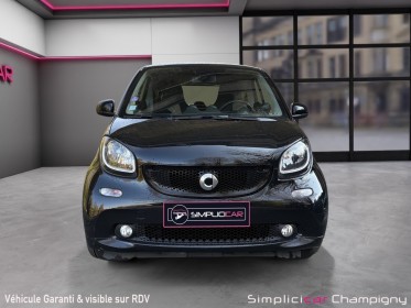 Smart fortwo coupe 0.9 90 ch  ba6 prime-45730 kms-sieges cuir chauffant-toit panoramique-jantes alu 16 pouces occasion...