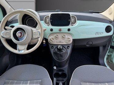 Fiat 500 serie 6 1.2 69 ch eco pack lounge toit pano bluetooth radar ar garantie 12 mois occasion simplicicar orleans...