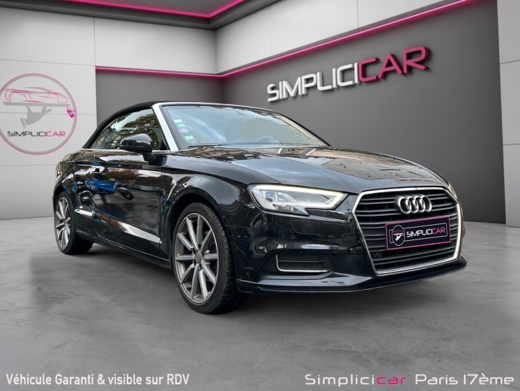 Audi a3 cabriolet 1.4 tfsi 115 s tronic 7 design luxe  garantie 12 mois  carplay  caméra de recul  virtual cockpit occasion...
