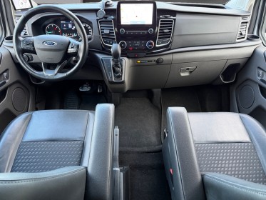 Ford transit custom fourgon 290 l1h1 2.0 ecoblue 185 bva sport boite auto sieges chauffants carplay barres retractables......