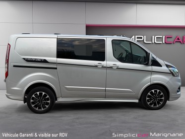 Ford transit custom fourgon 290 l1h1 2.0 ecoblue 185 bva sport boite auto sieges chauffants carplay barres retractables......