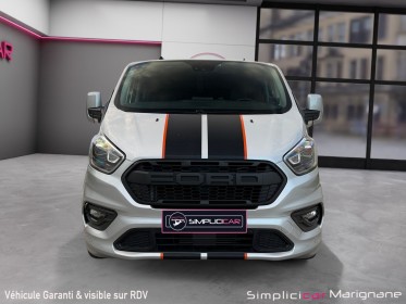 Ford transit custom fourgon 290 l1h1 2.0 ecoblue 185 bva sport boite auto sieges chauffants carplay barres retractables......