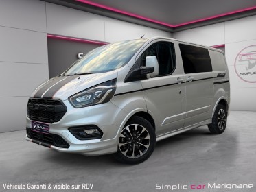 Ford transit custom fourgon 290 l1h1 2.0 ecoblue 185 bva sport boite auto sieges chauffants carplay barres retractables......