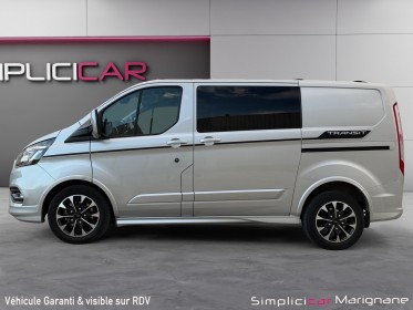 Ford transit custom fourgon 290 l1h1 2.0 ecoblue 185 bva sport boite auto sieges chauffants carplay barres retractables......