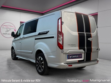 Ford transit custom fourgon 290 l1h1 2.0 ecoblue 185 bva sport boite auto sieges chauffants carplay barres retractables......