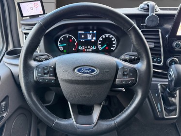 Ford transit custom fourgon 290 l1h1 2.0 ecoblue 185 bva sport boite auto sieges chauffants carplay barres retractables......