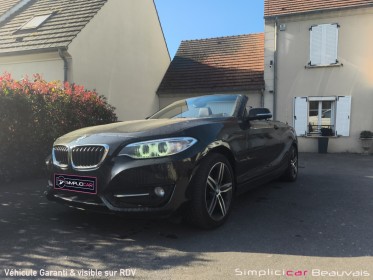 Bmw serie 2 coupe f22 218d 150 ch sport a - garantie 12 mois - faible kilométrage occasion parc voitures beauvais...