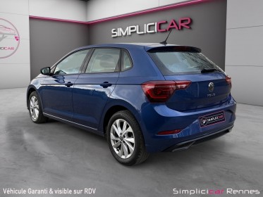 Volkswagen polo polo 6 phase 2  1.0 tsi 110 ss dsg7 - avertisseur d'angle mort - virtual cockpit - 1ere main - caméra de...