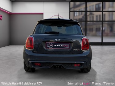 Mini cooper s 192ch toit ouvrant, cuir complet, garantie 12 mois occasion paris 17ème (75)(porte maillot) simplicicar...