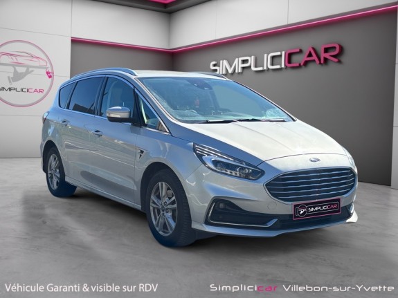 Ford s-max 2.5 hybrid 190 ch boite auto titanium business cuir 7 places carplay caméra garantie 12 mois occasion simplicicar...