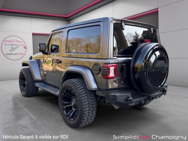 Jeep wrangler 2.2 l multijet adblue 200 ch 4x4 bva8 sahara - carplay occasion champigny-sur-marne (94) simplicicar...