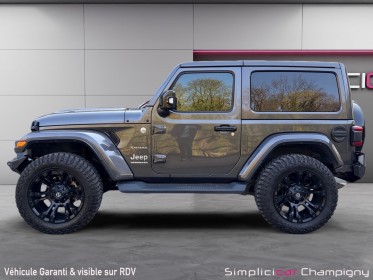 Jeep wrangler 2.2 l multijet adblue 200 ch 4x4 bva8 sahara - carplay occasion champigny-sur-marne (94) simplicicar...