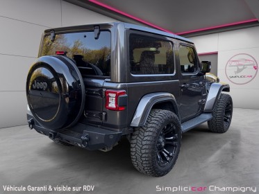 Jeep wrangler 2.2 l multijet adblue 200 ch 4x4 bva8 sahara - carplay occasion champigny-sur-marne (94) simplicicar...
