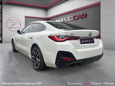 Bmw serie i4 m50 pack m sport garantie 12 mois  camera de recul grand ecran carplay occasion paris 17ème (75)(porte maillot)...
