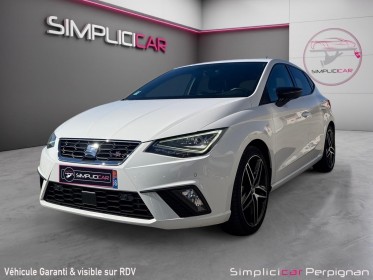 Seat ibiza 1.0 tsi 110 ch s/s bvm6 fr caméra de recul jantes 18'' garantie 12 mois occasion simplicicar perpignan ...