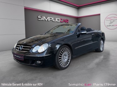 Mercedes classe clk cabriolet 320 cdi entretien à jour bluetooth occasion paris 17ème (75)(porte maillot) simplicicar...