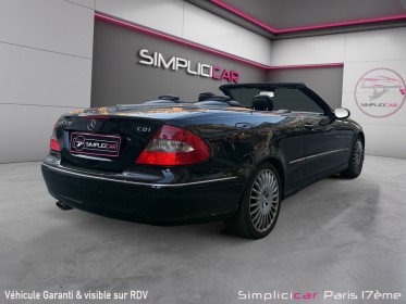 Mercedes classe clk cabriolet 320 cdi entretien à jour bluetooth occasion paris 17ème (75)(porte maillot) simplicicar...