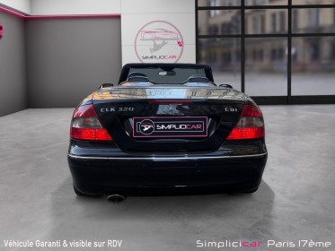 Mercedes classe clk cabriolet 320 cdi entretien à jour bluetooth occasion paris 17ème (75)(porte maillot) simplicicar...