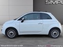 Fiat 500 1.2 8v 69 ch ss lounge - toit ouvrant - cuir rouge occasion champigny-sur-marne (94) simplicicar simplicibike france