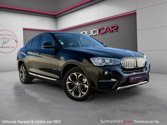 Bmw x4 f26 xdrive30d 258ch xline - affichage tète haute/caméra 360/sièges elec- garantie 12 mois occasion simplicicar...