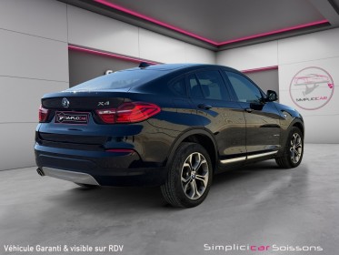 Bmw x4 f26 xdrive30d 258ch xline - affichage tète haute/caméra 360/sièges elec- garantie 12 mois occasion simplicicar...