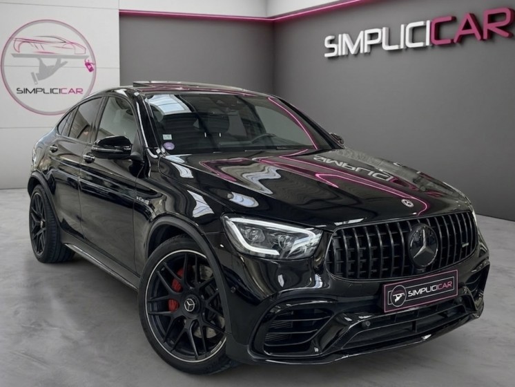 Mercedes glc coupe 63s 2 4matic amg v8 4.0 510 phase 2 virtual cockpit carplay  entretient ok garantie 12 mois europe...