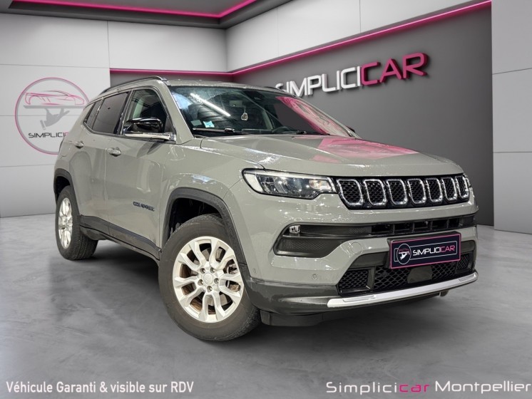 Jeep compass 1.3 phev t4 190 ch 4xe eawd limited garantie 12 mois occasion montpellier (34) simplicicar simplicibike france
