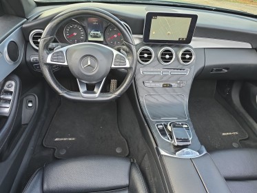 Mercedes classe c cabriolet 220 d 9g-tronic 170 ch sportline pack amg révisée garantie 12 mois sièges chauffants...